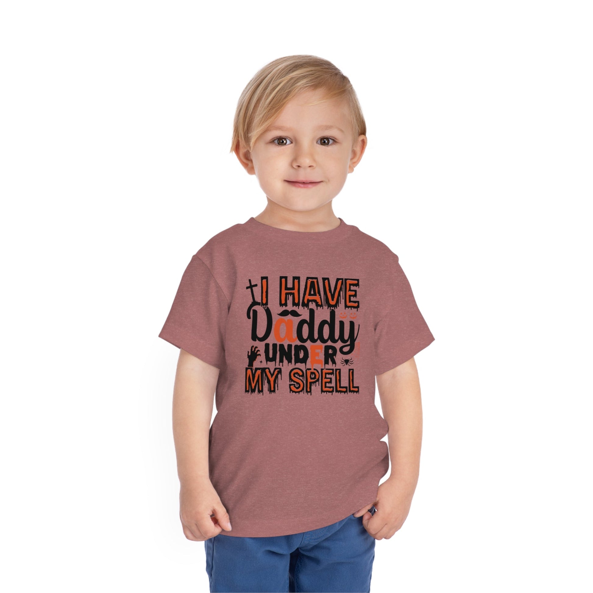 I Have Daddy Under My Spell - Toddler Short Sleeve Tee - Ohio Custom Designs & Apparel LLC