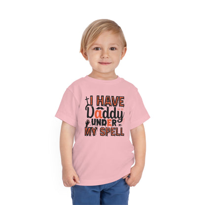 I Have Daddy Under My Spell - Toddler Short Sleeve Tee - Ohio Custom Designs & Apparel LLC