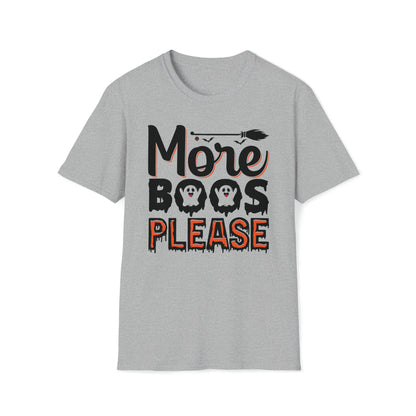 More BOOS Please - Unisex Softstyle T-Shirt - Ohio Custom Designs & Apparel LLC