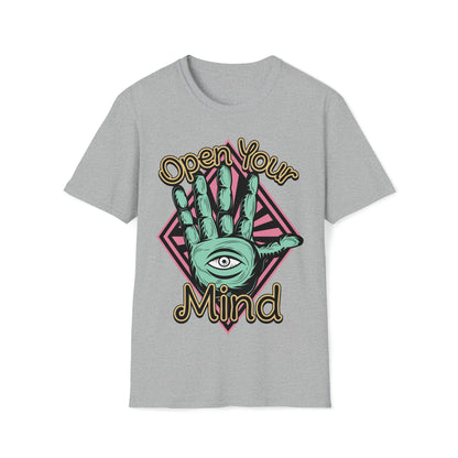 Open Your Mind - Unisex Softstyle T-Shirt - Ohio Custom Designs & Apparel LLC