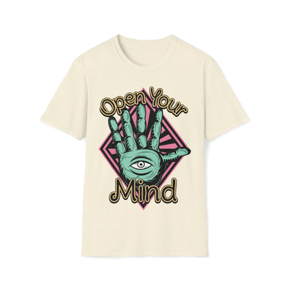 Open Your Mind - Unisex Softstyle T-Shirt - Ohio Custom Designs & Apparel LLC