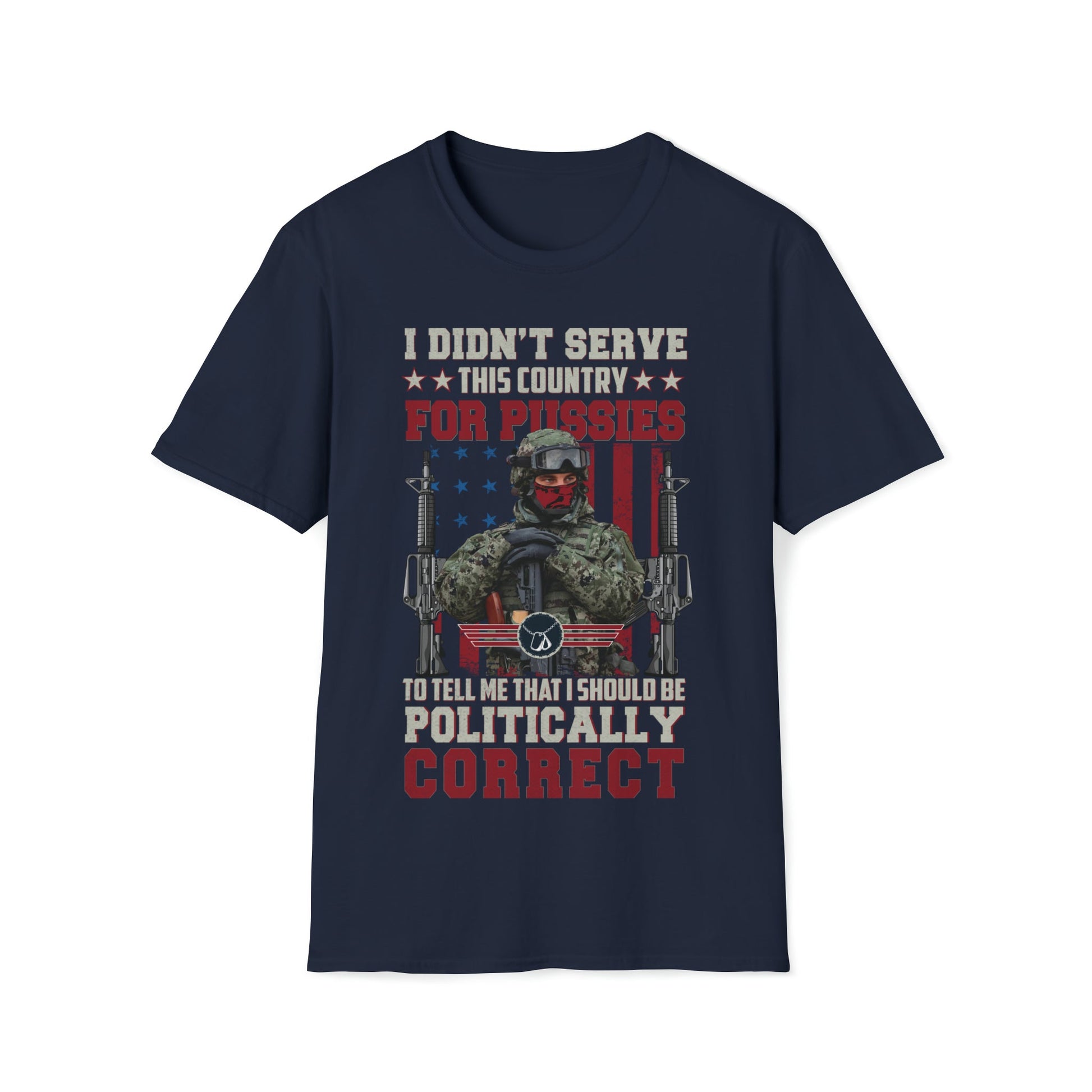 Proud Veteran - Unisex Softstyle T-Shirt - Ohio Custom Designs & Apparel LLC