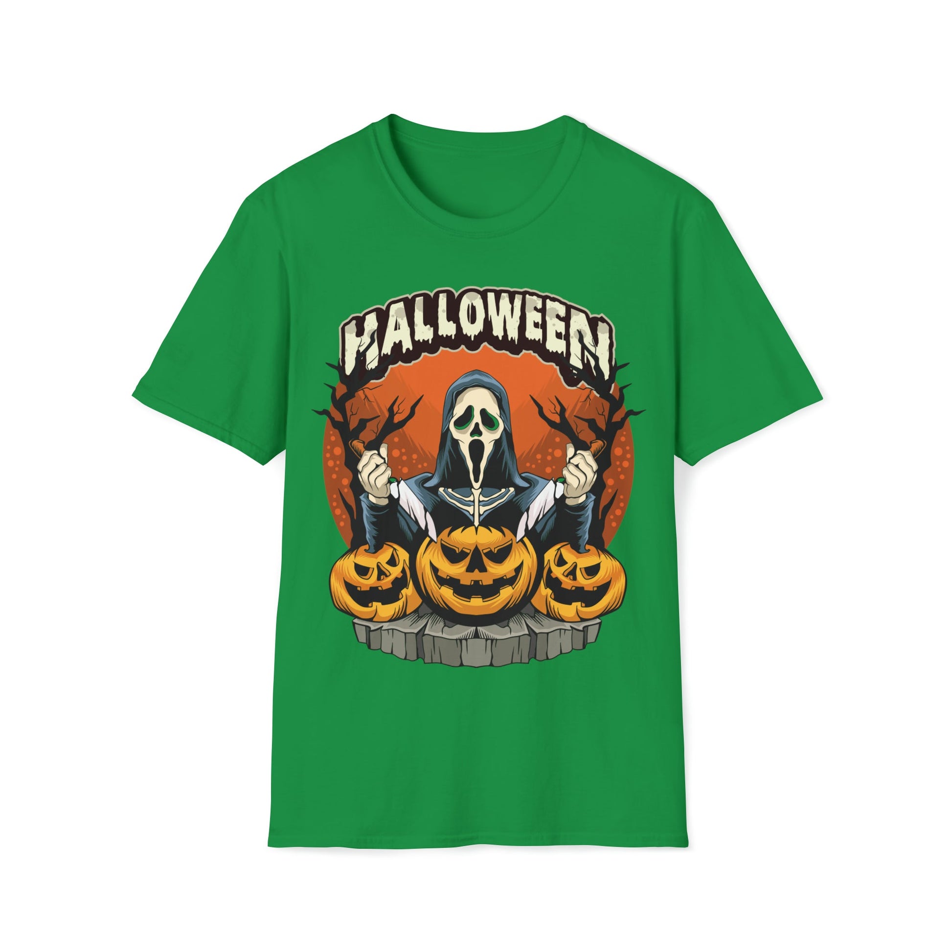 Scream Halloween - Unisex Softstyle T-Shirt - Ohio Custom Designs & Apparel LLC