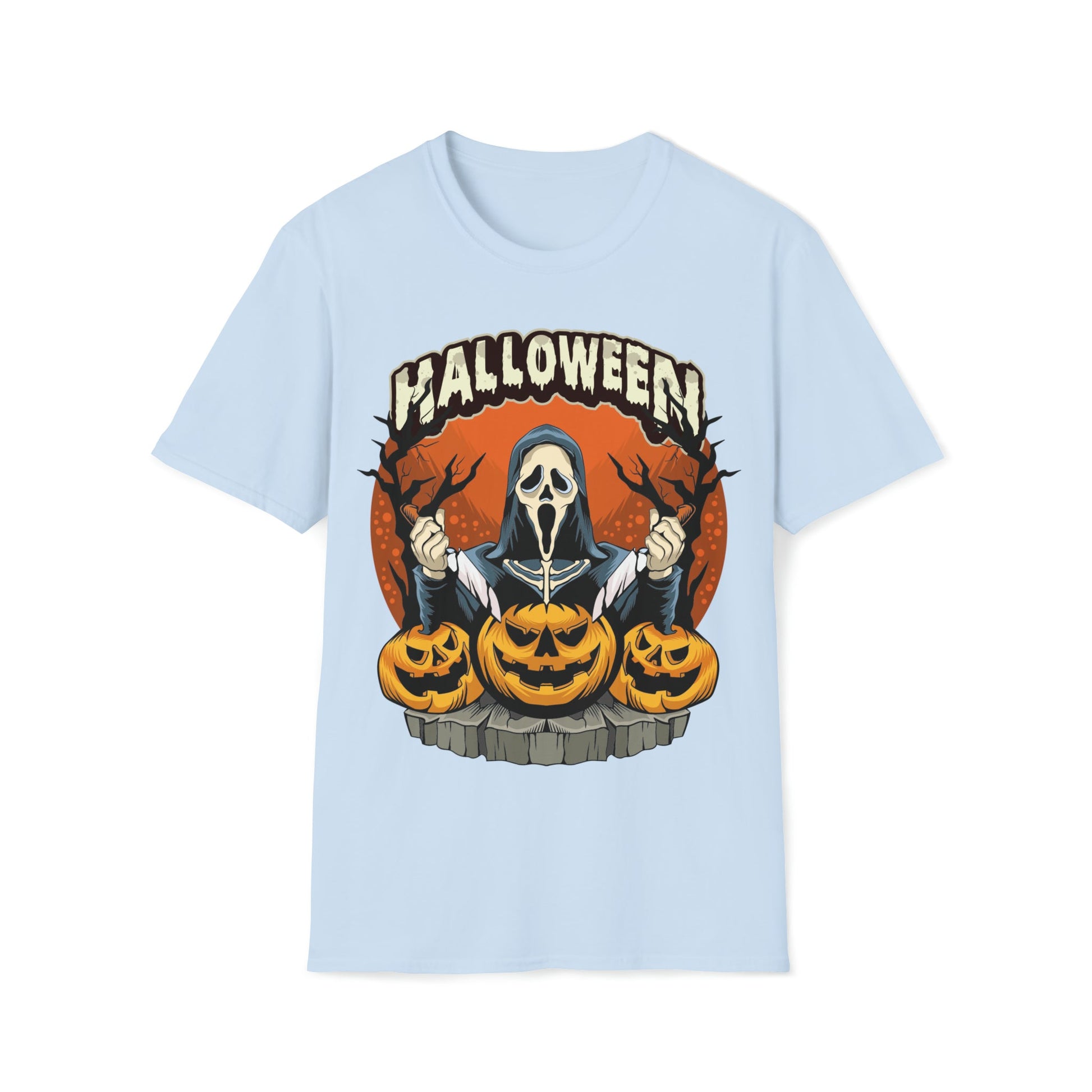 Scream Halloween - Unisex Softstyle T-Shirt - Ohio Custom Designs & Apparel LLC