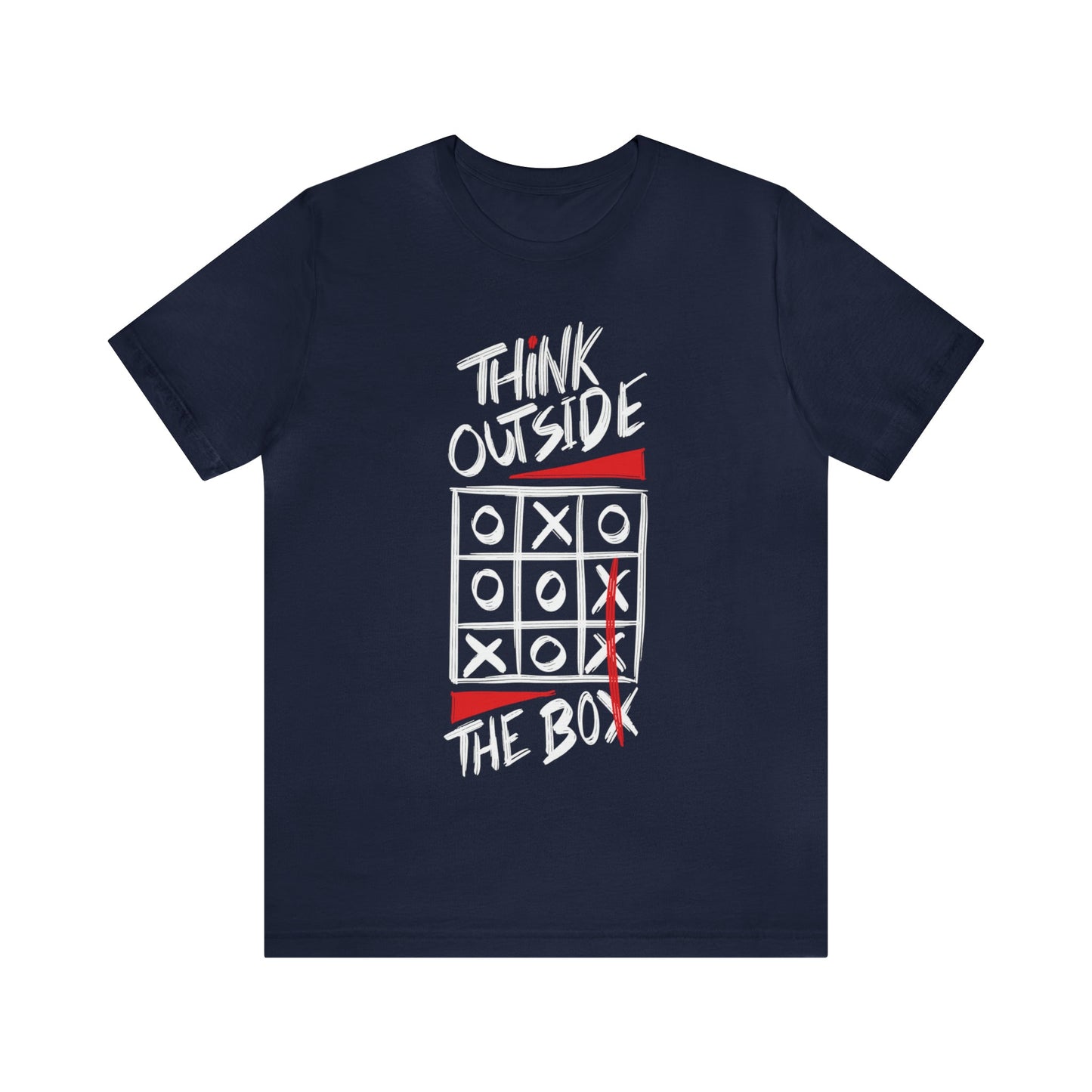 Think Outside the Box - Unisex Jersey Short Sleeve T-Shirt - Ohio Custom Designs & Apparel LLC