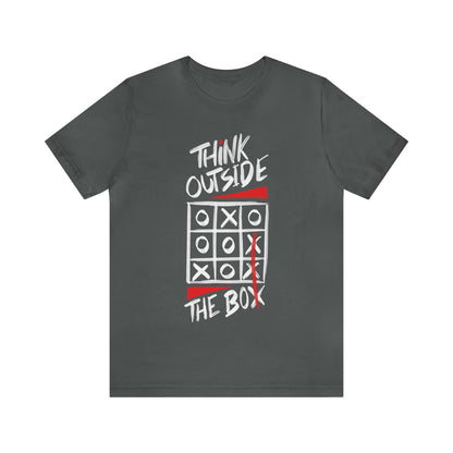 Think Outside the Box - Unisex Jersey Short Sleeve T-Shirt - Ohio Custom Designs & Apparel LLC