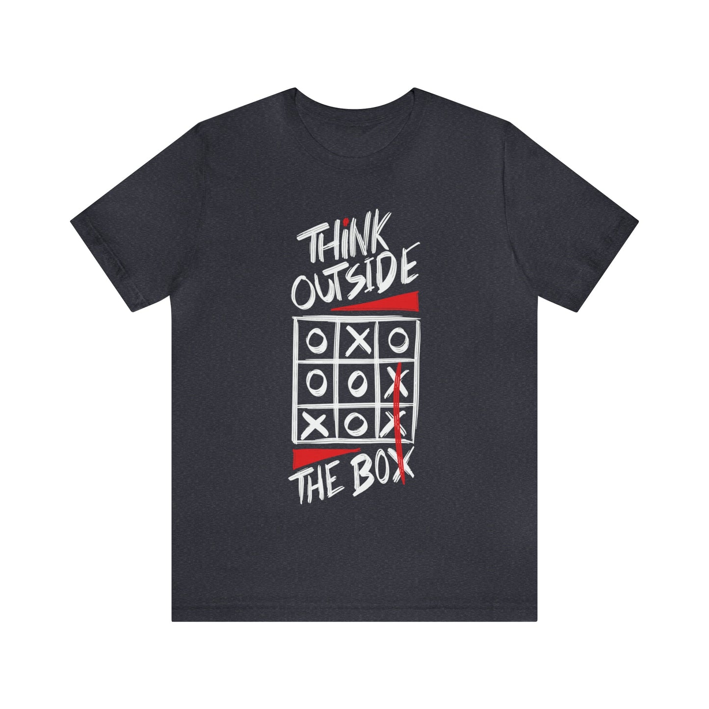 Think Outside the Box - Unisex Jersey Short Sleeve T-Shirt - Ohio Custom Designs & Apparel LLC