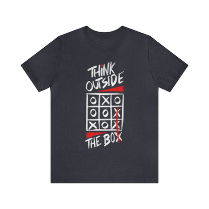 Think Outside the Box - Unisex Jersey Short Sleeve T-Shirt - Ohio Custom Designs & Apparel LLC