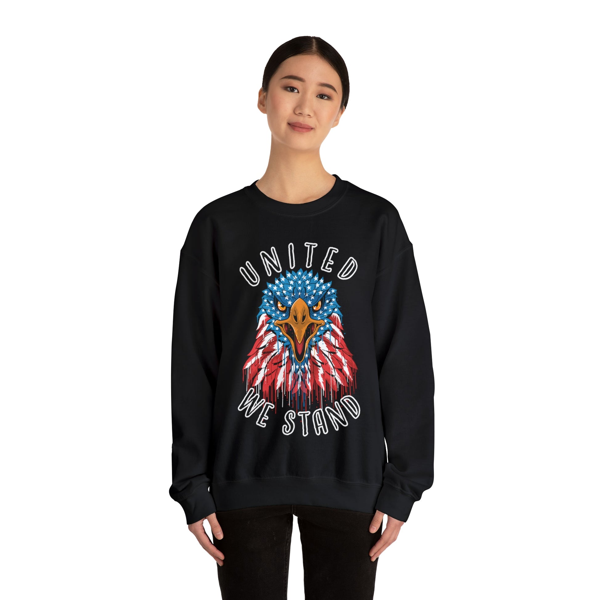 United We Stand - Unisex Heavy Blend™ Crewneck Sweatshirt - Ohio Custom Designs & Apparel LLC