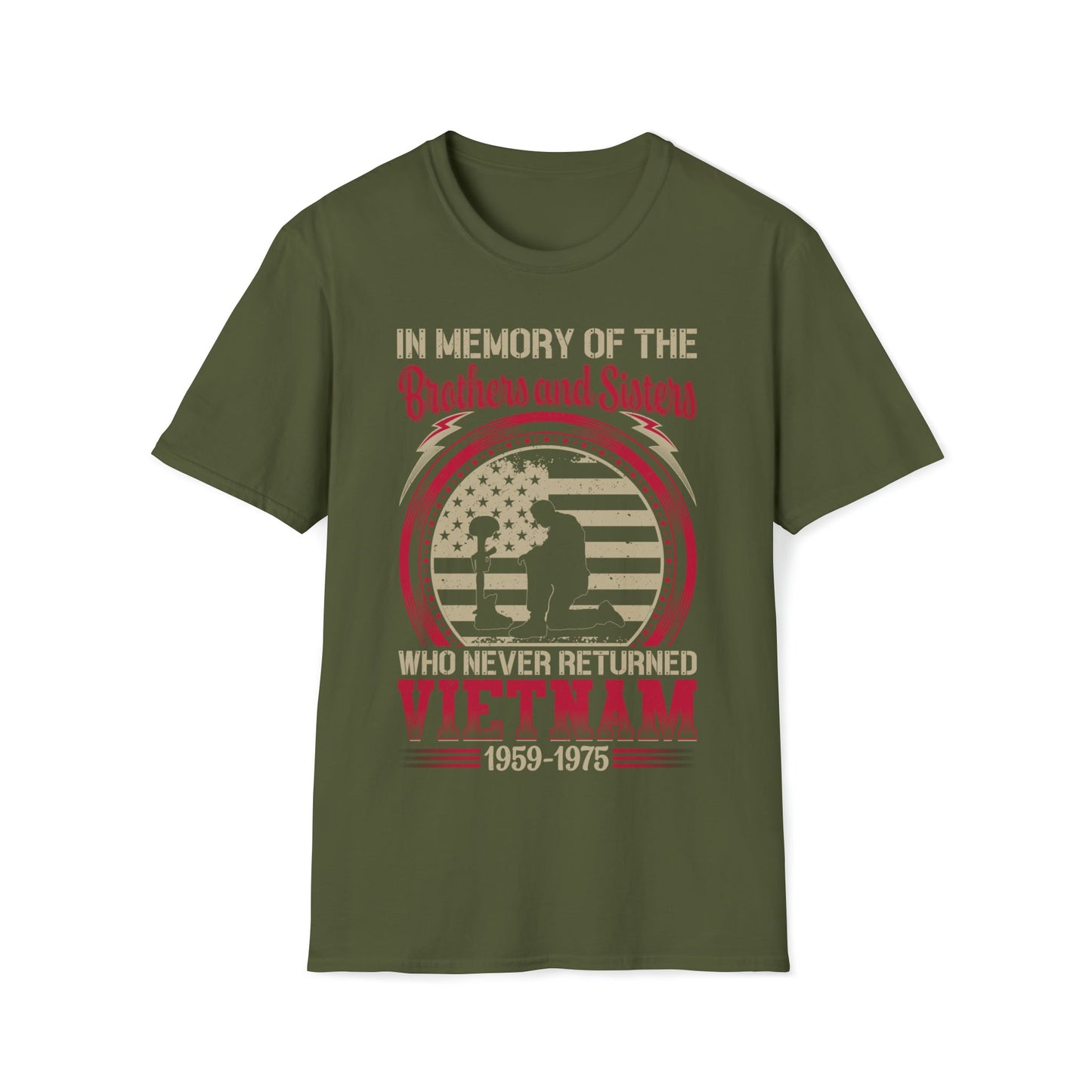 Vietnam Brother and Sisters - Unisex Softstyle T-Shirt - Ohio Custom Designs & Apparel LLC