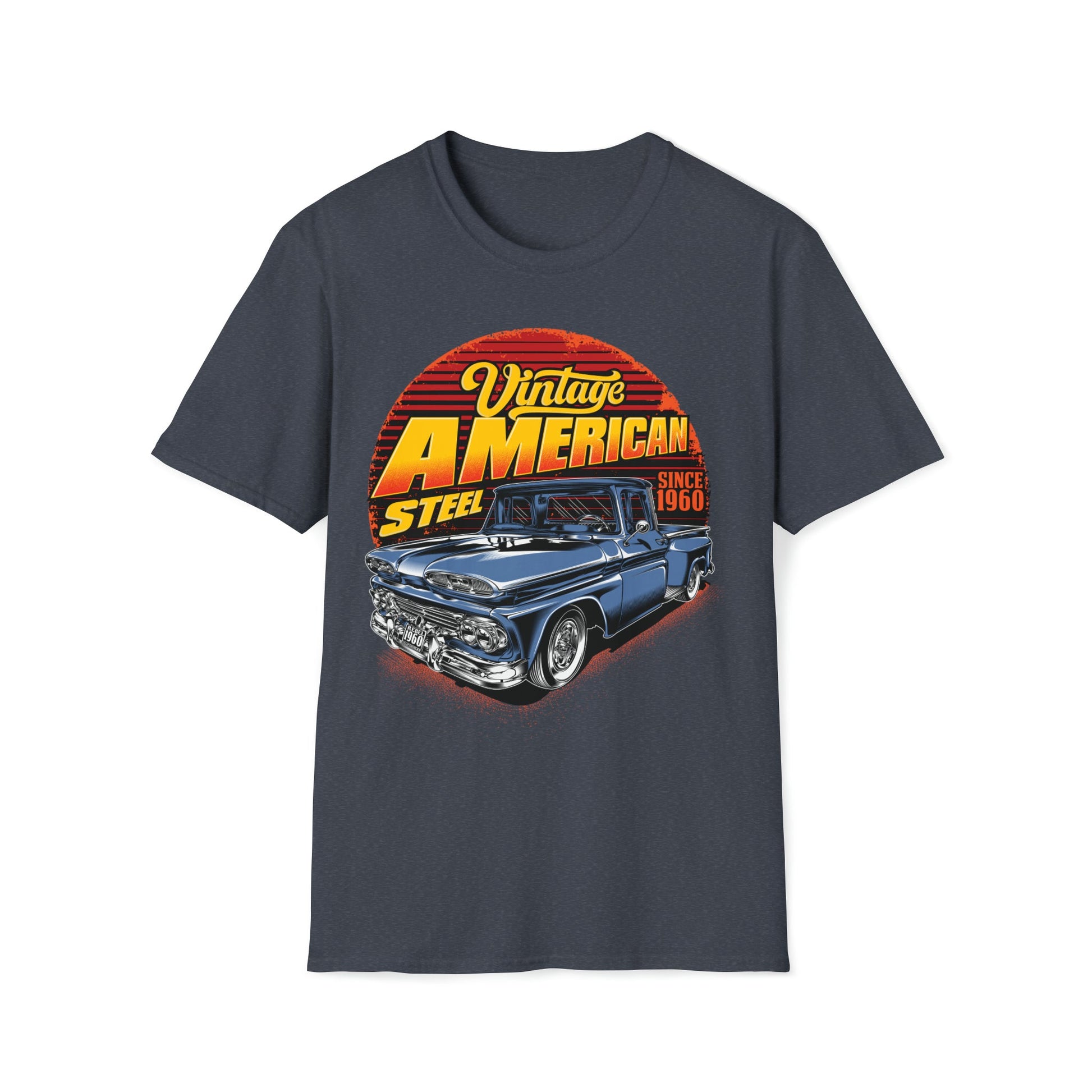 Vintage American Truck - Unisex Softstyle T-Shirt - Ohio Custom Designs & Apparel LLC