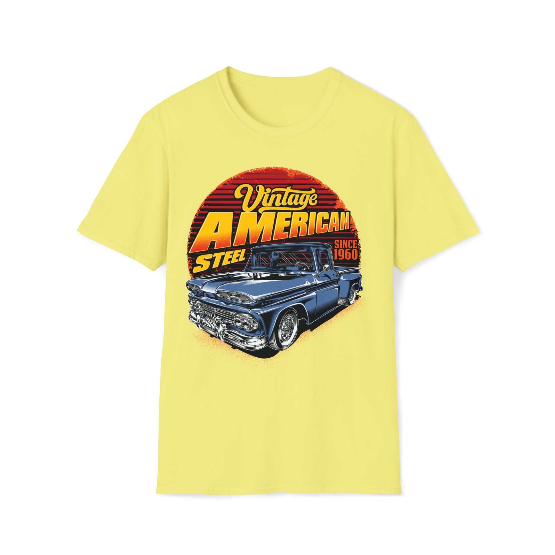 Vintage American Truck - Unisex Softstyle T-Shirt - Ohio Custom Designs & Apparel LLC