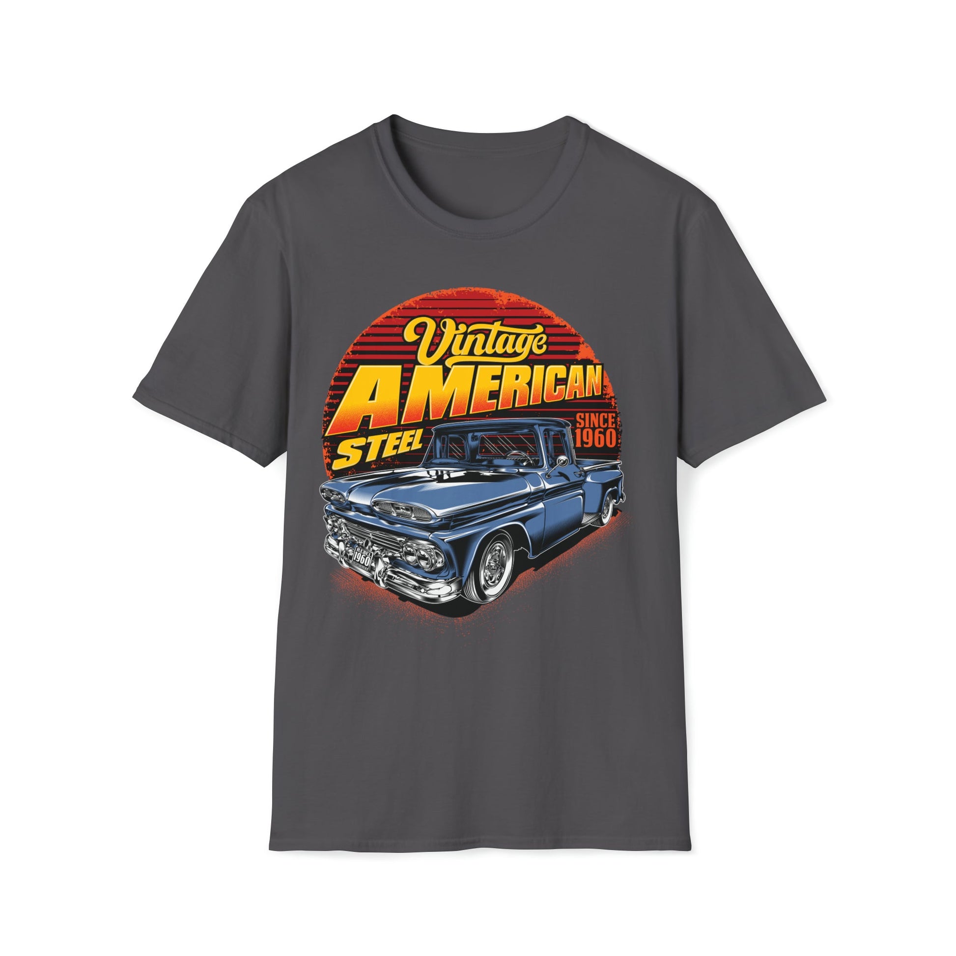 Vintage American Truck - Unisex Softstyle T-Shirt - Ohio Custom Designs & Apparel LLC