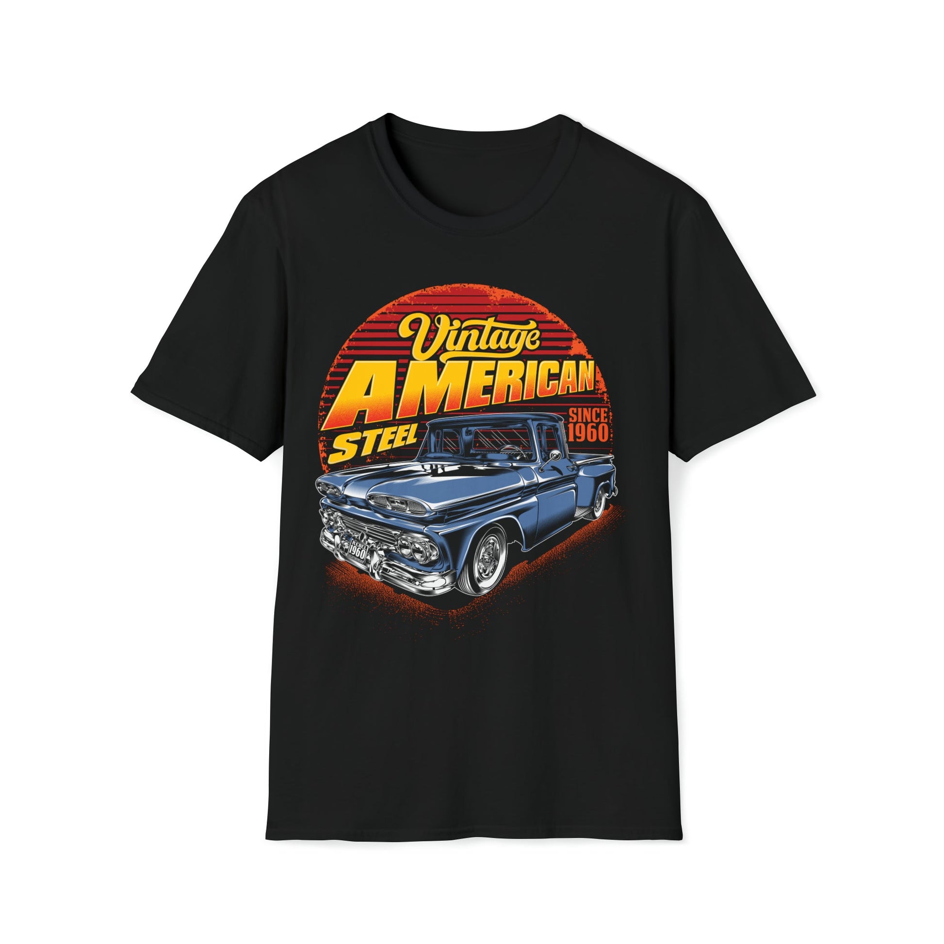 Vintage American Truck - Unisex Softstyle T-Shirt - Ohio Custom Designs & Apparel LLC