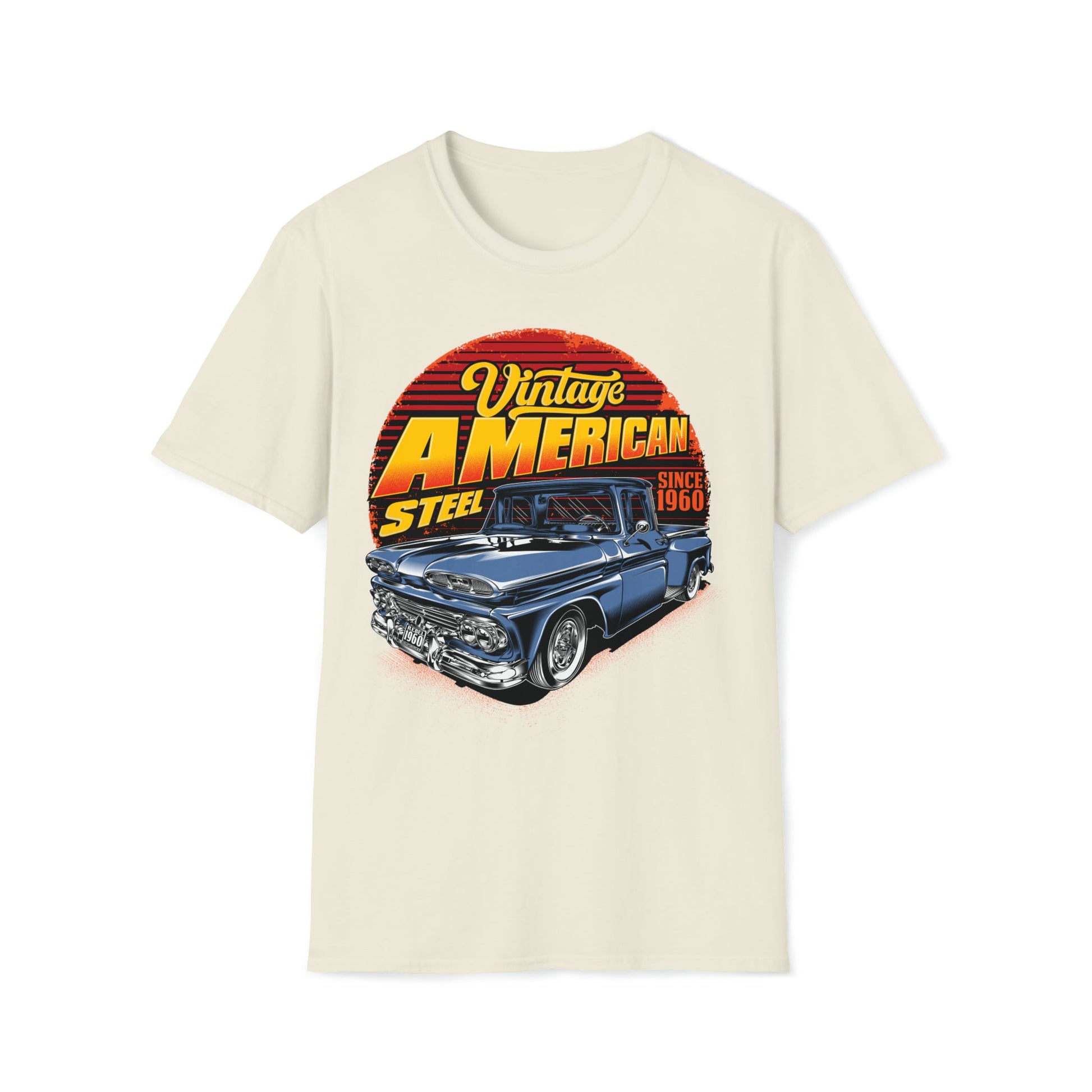 Vintage American Truck - Unisex Softstyle T-Shirt - Ohio Custom Designs & Apparel LLC