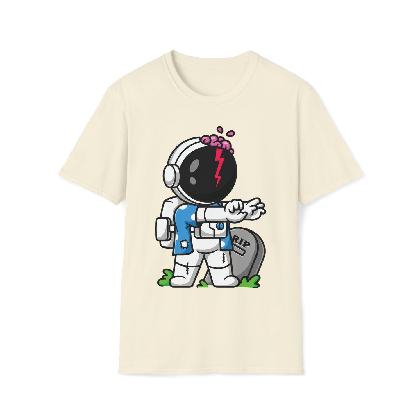 Zombie Astronaut - Unisex Softstyle T-Shirt - Ohio Custom Designs & Apparel LLC