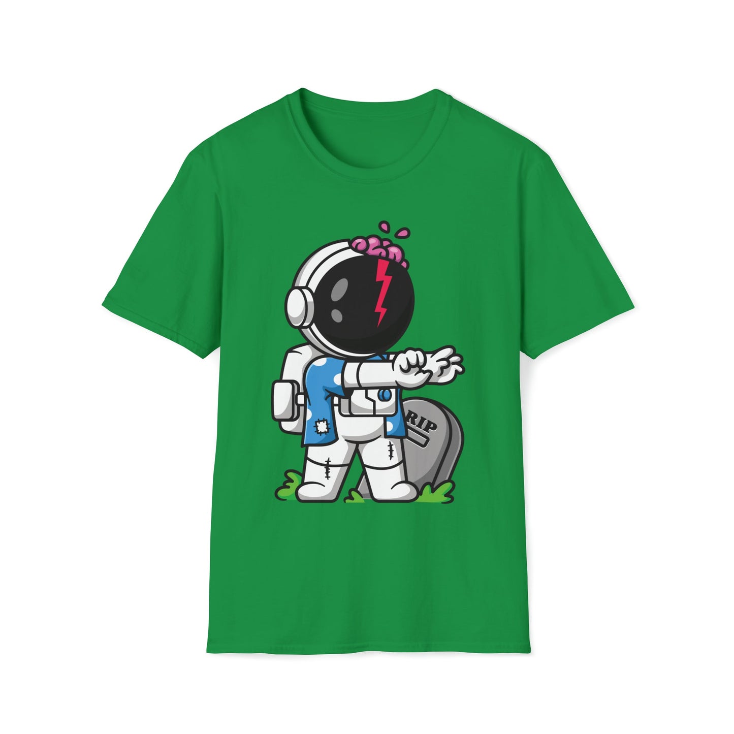 Zombie Astronaut - Unisex Softstyle T-Shirt - Ohio Custom Designs & Apparel LLC