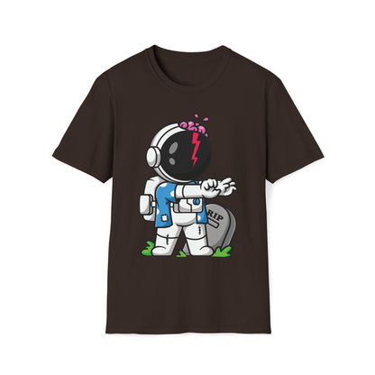 Zombie Astronaut - Unisex Softstyle T-Shirt - Ohio Custom Designs & Apparel LLC