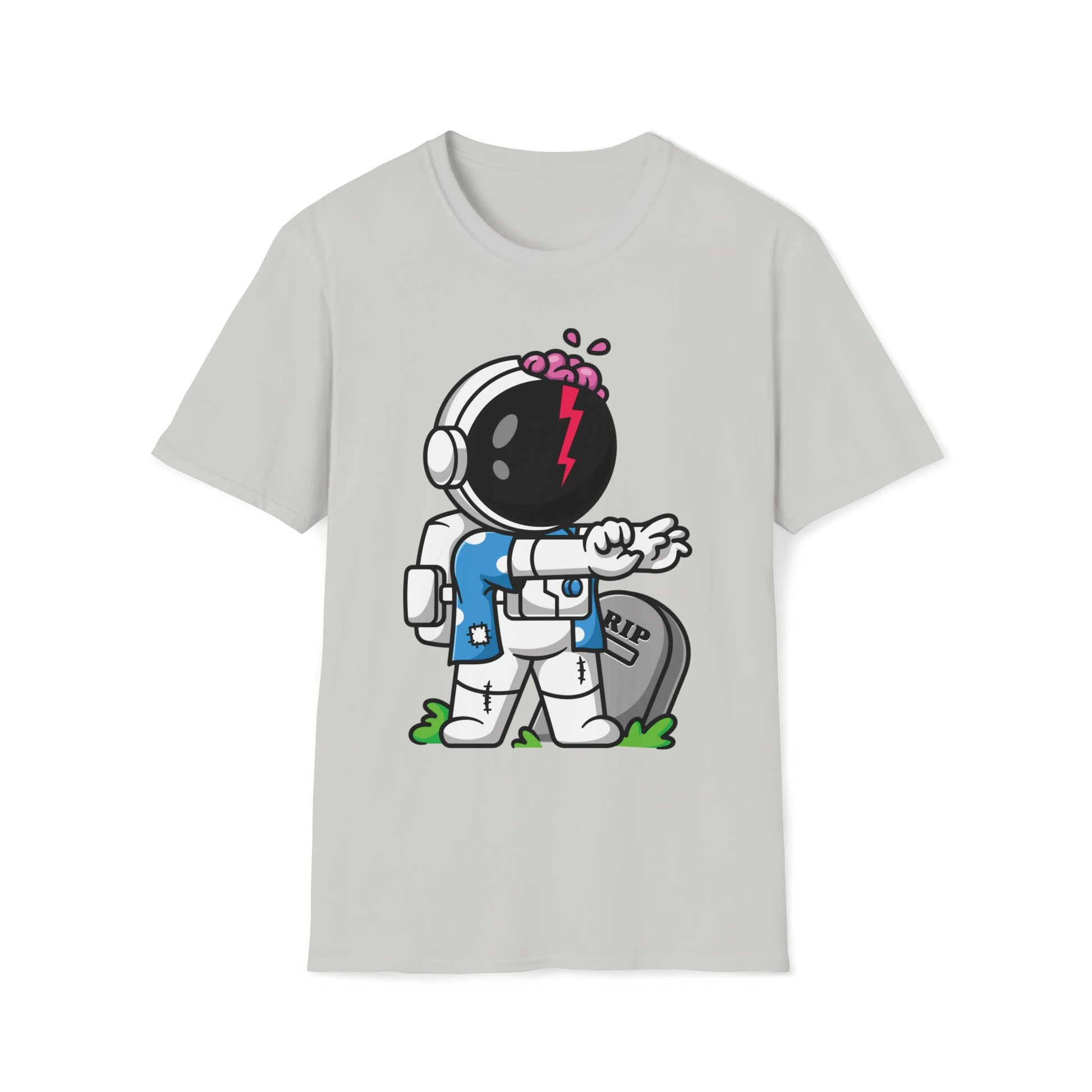 Zombie Astronaut - Unisex Softstyle T-Shirt - Ohio Custom Designs & Apparel LLC