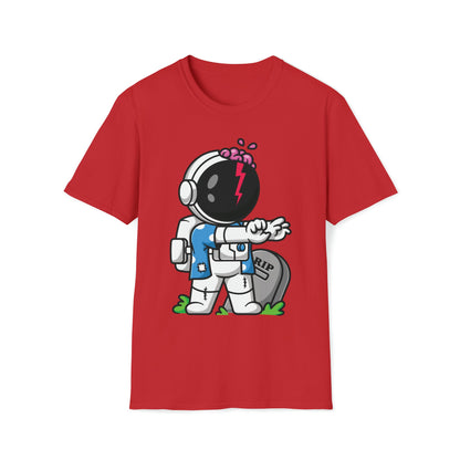 Zombie Astronaut - Unisex Softstyle T-Shirt - Ohio Custom Designs & Apparel LLC